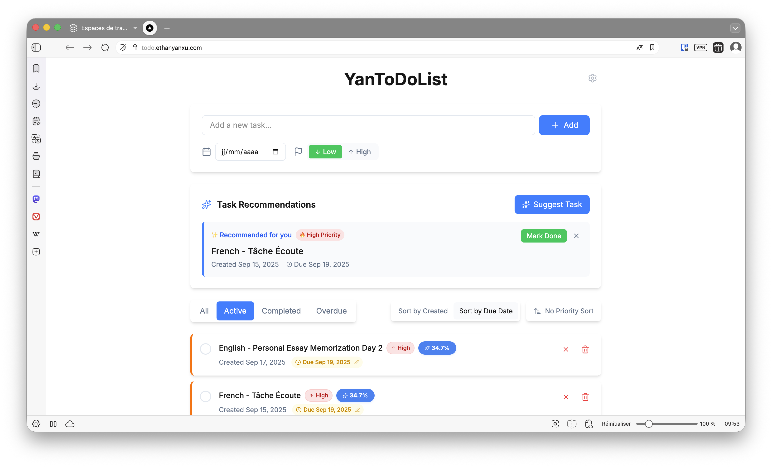 YanToDoList screenshot 2
